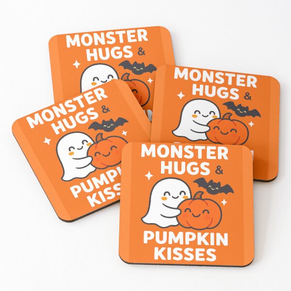 Item preview, Monster Hugs & Pumpkin Kisses – Halloween Warmth designed and sold by WheelieGdArt.