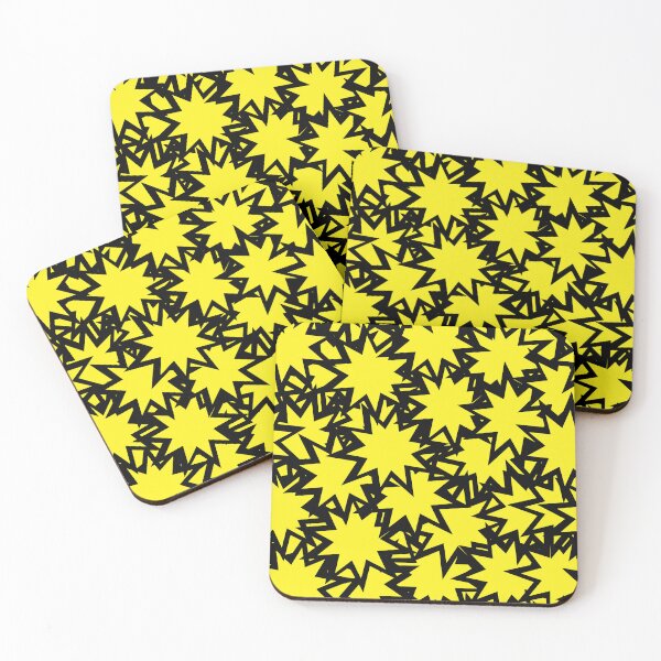 Item preview, Stars And Stars Design Black and Yellowl designed and sold by TerenceLacey.