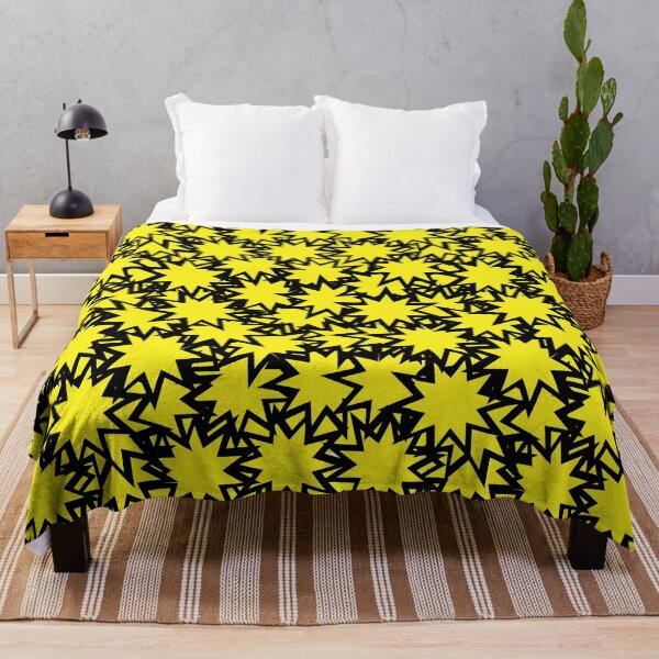 Item preview, Stars And Stars Design Black and Yellowl designed and sold by TerenceLacey.