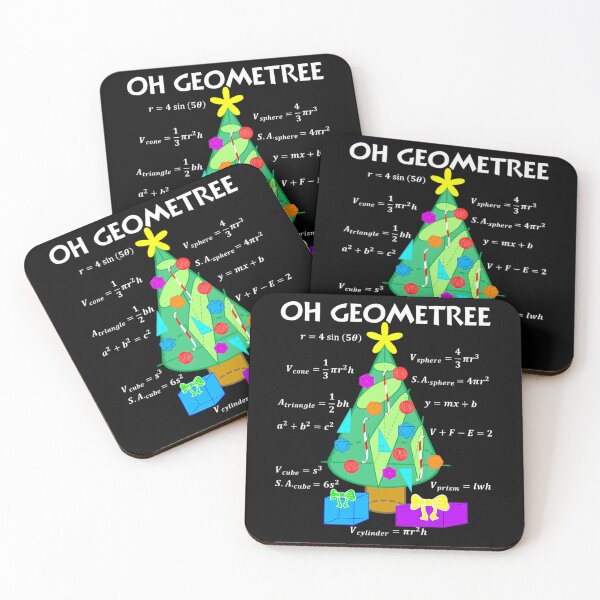 Item preview, Oh Geometree Christmath Tree Math Teacher Christmas Xmas 	1	 designed and sold by qiihyrgnh15.
