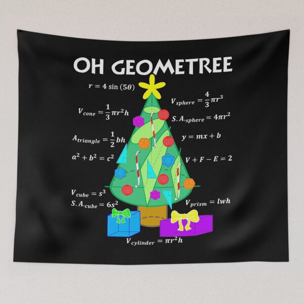 Item preview, Oh Geometree Christmath Tree Math Teacher Christmas Xmas 	1	 designed and sold by qiihyrgnh15.