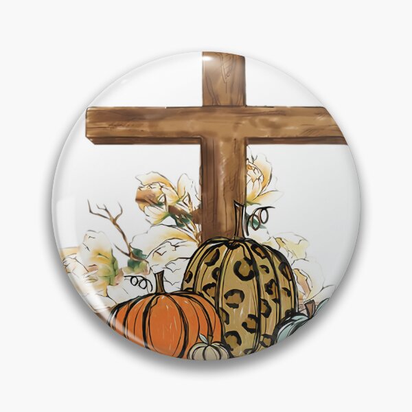 Item preview, Fall For Jesus He Never Leaves Leopard Pumpkin Chiristian 		 designed and sold by ahmeyekuzaiw.