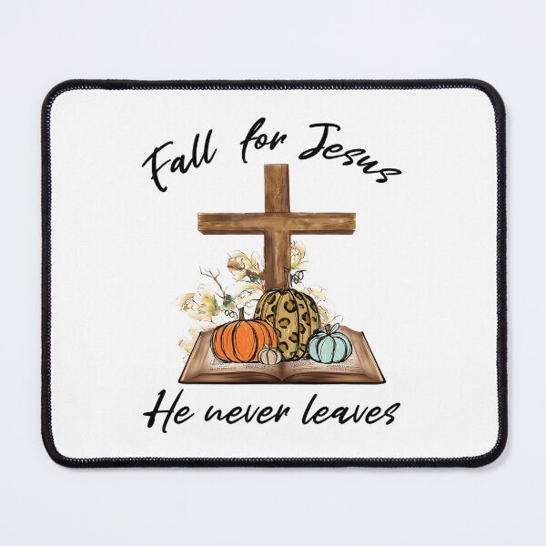 Item preview, Fall For Jesus He Never Leaves Leopard Pumpkin Chiristian designed and sold by ahmeyekuzaiw.