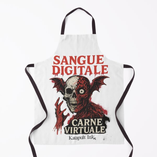 Item preview, “Sangue Digitale / Carne Virtuale” — The Flesh vs Code Collection Tee designed and sold by Katapultink.