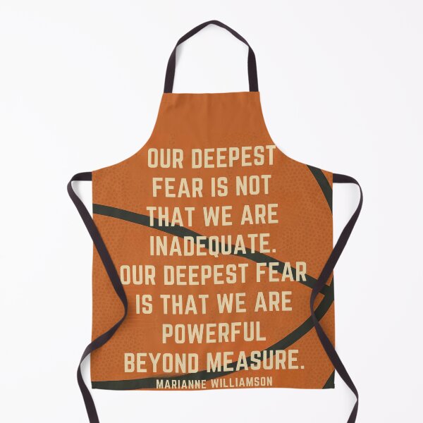 Item preview, Our Deepest Fear – Coach Carter Basketball Quote designed and sold by BackstopAndCo.