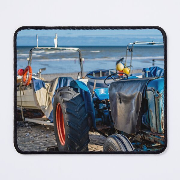 Item preview, Tractor and fishing boat on Cromer beach designed and sold by yackers1.