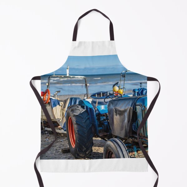Item preview, Tractor and fishing boat on Cromer beach designed and sold by yackers1.