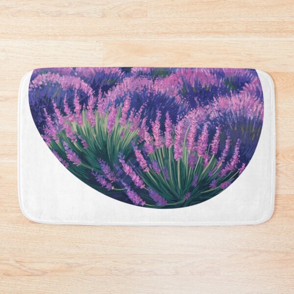 Item preview, Lavender Field Illustration designed and sold by PatiMood.