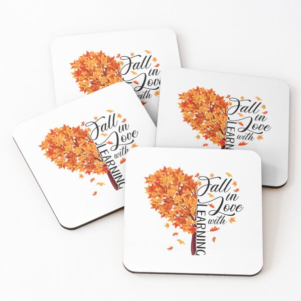 Item preview, Fall Teacher Fall In Love With Learning Thanksgiving Teacher 		 designed and sold by wahmarrajult.