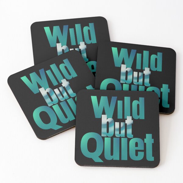 Item preview, Wild but Quiet - Introvert Aesthetic Quote designed and sold by SillentDesign.