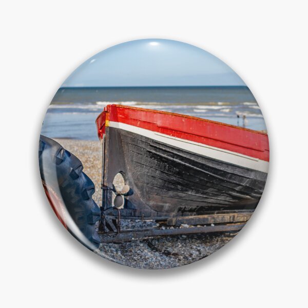 Item preview, Fishing boat on Cromer Beach, Norfolk coast designed and sold by yackers1.