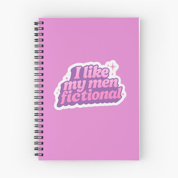 Item preview, I Like My Men Fictional - Bookish Quote Design designed and sold by theliteraryedit.