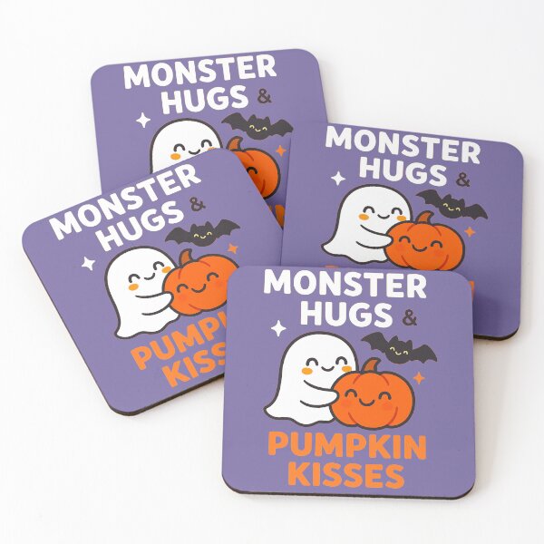 Item preview, Monster Hugs & Pumpkin Kisses – Halloween Warmth - V3 designed and sold by WheelieGdArt.