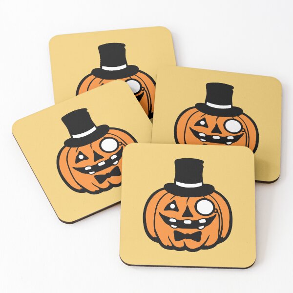 Item preview, Gentleman Pumpkin Monocle Rich Top Hat Halloween Classy designed and sold by shirt-o-mat.