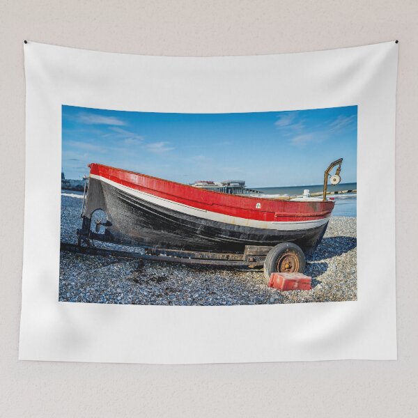 Item preview, Fishing boat on Cromer beach, Norfolk Coast designed and sold by yackers1.