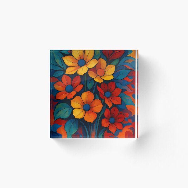 Item preview, Flowers in Vivid Colours  designed and sold by Artistic Trio  Design.