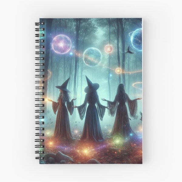 Item preview, Witches casting spells designed and sold by WyckedLynn.
