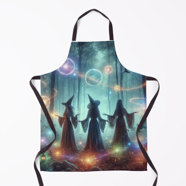 Item preview, Witches casting spells designed and sold by WyckedLynn.