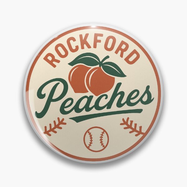 Item preview, Rockford Peaches – A League of Their Own Vintage LogoRockford Peaches – A League of Their Own Vintage Logo designed and sold by BackstopAndCo.