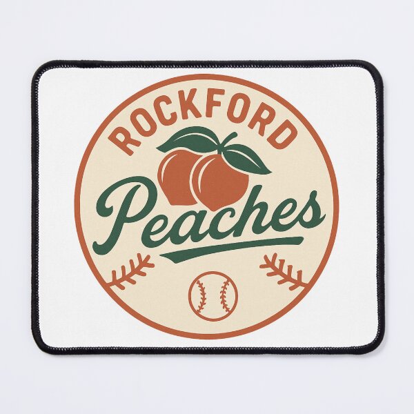 Item preview, Rockford Peaches – A League of Their Own Vintage LogoRockford Peaches – A League of Their Own Vintage Logo designed and sold by BackstopAndCo.
