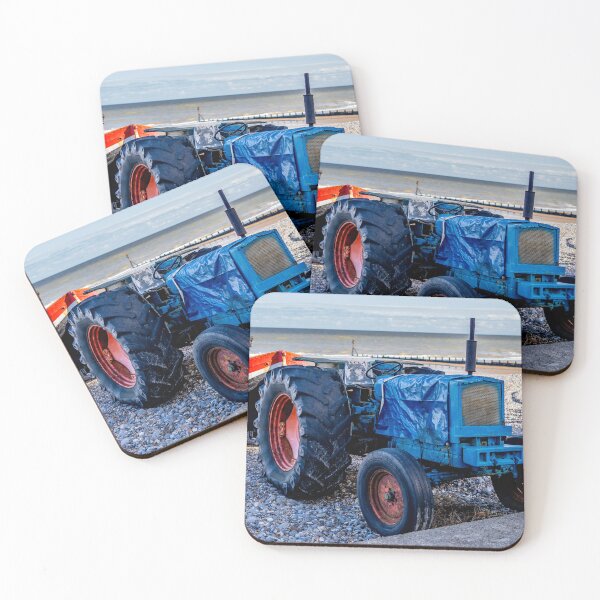 Item preview, Tractor and fishing boat on Cromer beach designed and sold by yackers1.