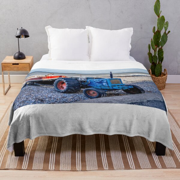 Item preview, Tractor and fishing boat on Cromer beach designed and sold by yackers1.