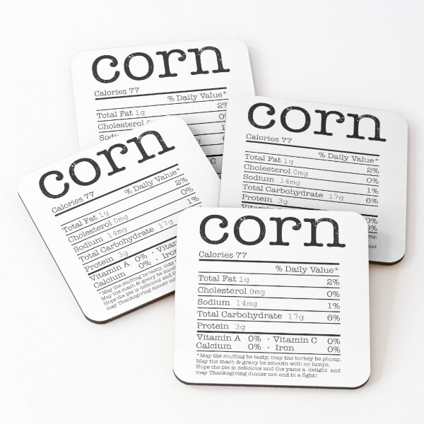Item preview, Corn Nutrition Facts Funny For Thanksgiving Christmas Food 		 designed and sold by dulaiitranh.