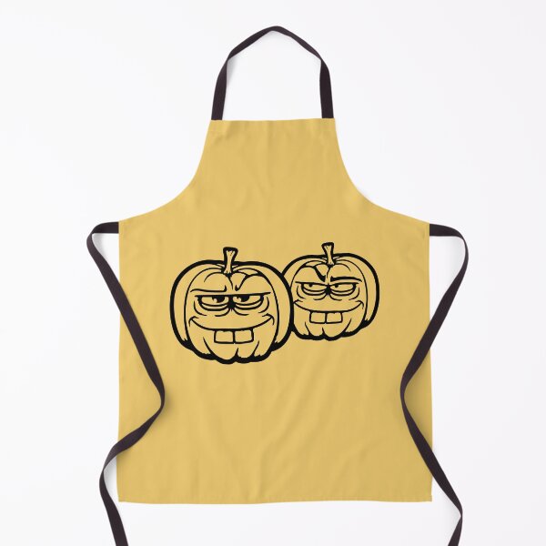 Item preview, Silly Pumpkins Mischievous Grin Halloween Funny Comic Faces designed and sold by shirt-o-mat.
