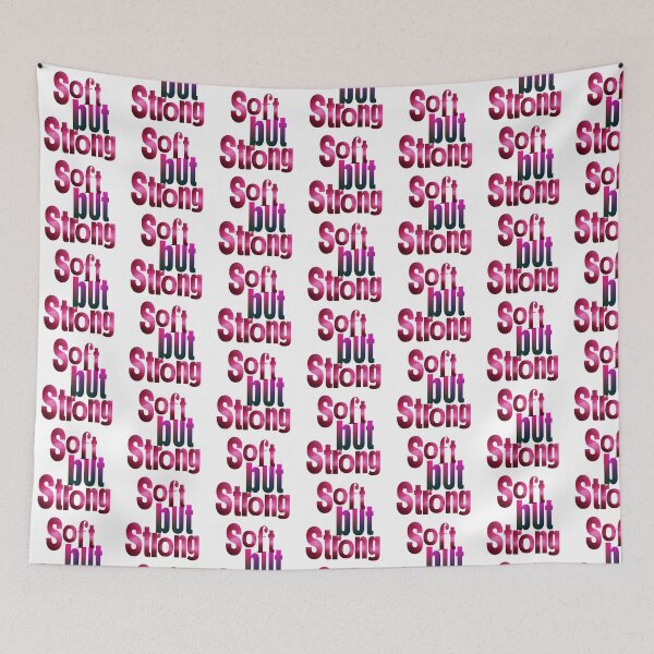 Item preview, Soft but Strong - Empowerment Typography Design designed and sold by SillentDesign.