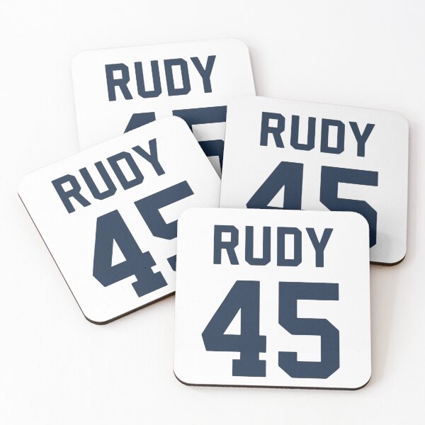 Item preview, Rudy #45 Jersey Tribute – Classic Football Movie Design designed and sold by BackstopAndCo.