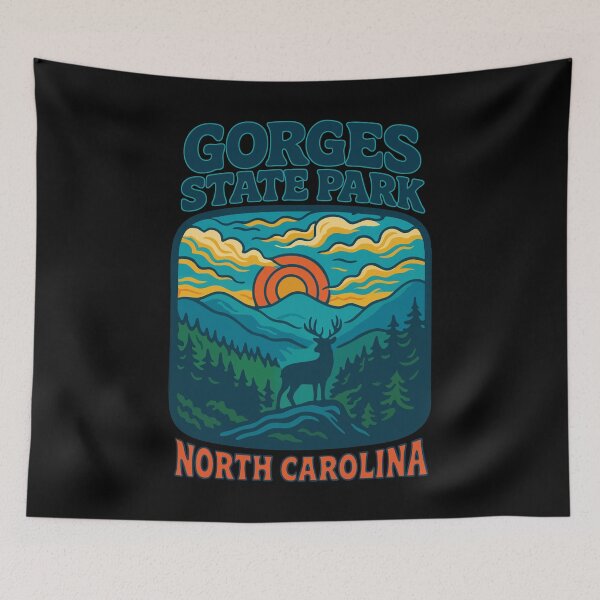 Item preview, Gorges State Park North Carolina Travel designed and sold by TomFrontierArt.