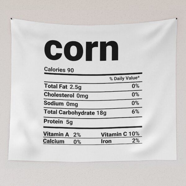 Item preview, Corn Nutrition Facts Thanksgiving Costume 		 designed and sold by dulaiitranh.