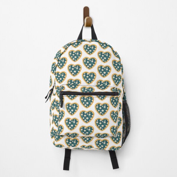 Item preview, Dark teal floral heart with yellow frilly border  designed and sold by priyankajustine.