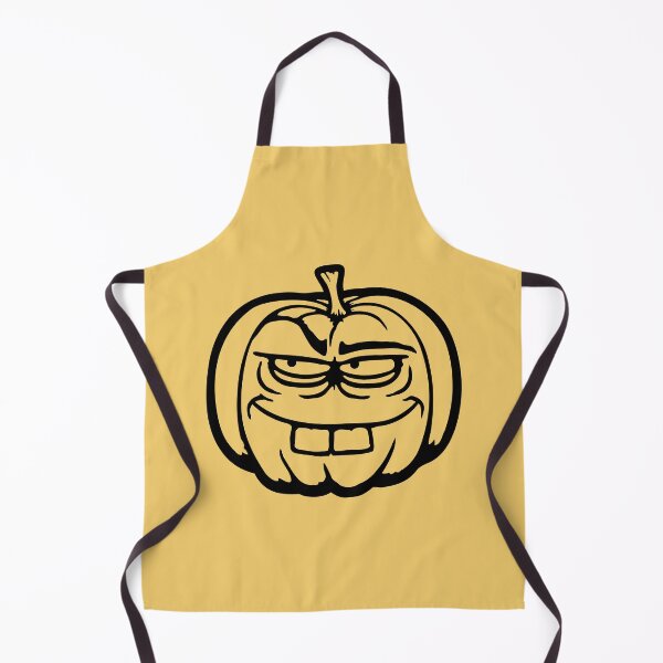 Item preview, Silly Pumpkin Mischievous Grin Halloween Funny Comic Face designed and sold by shirt-o-mat.