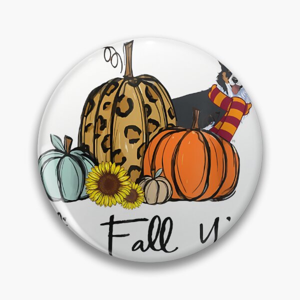 Item preview, It's Fall Y'all Collie Dog Leopard Pumpkin Sunflower Swea		 designed and sold by sadaqaromcevf.