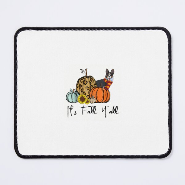 Item preview, It's Fall Y'all Collie Dog Leopard Pumpkin Sunflower Swea designed and sold by sadaqaromcevf.