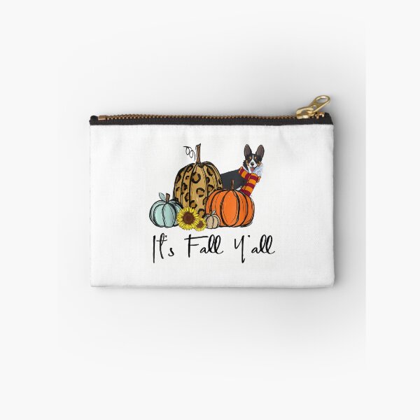 Item preview, It's Fall Y'all Collie Dog Leopard Pumpkin Sunflower Swea		 designed and sold by sadaqaromcevf.