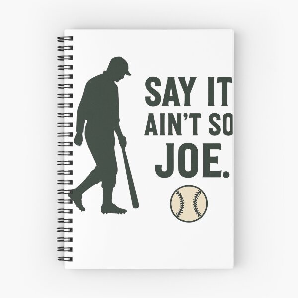 Item preview, Say It Ain’t So, Joe – Vintage Baseball Tribute Design designed and sold by BackstopAndCo.