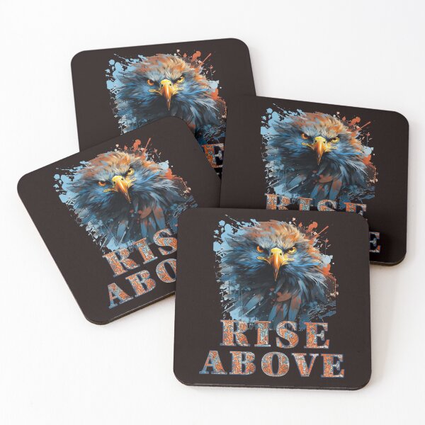 Item preview, Rise Above Eagle | Inspirational Motivational Quote Design designed and sold by Vivalore.
