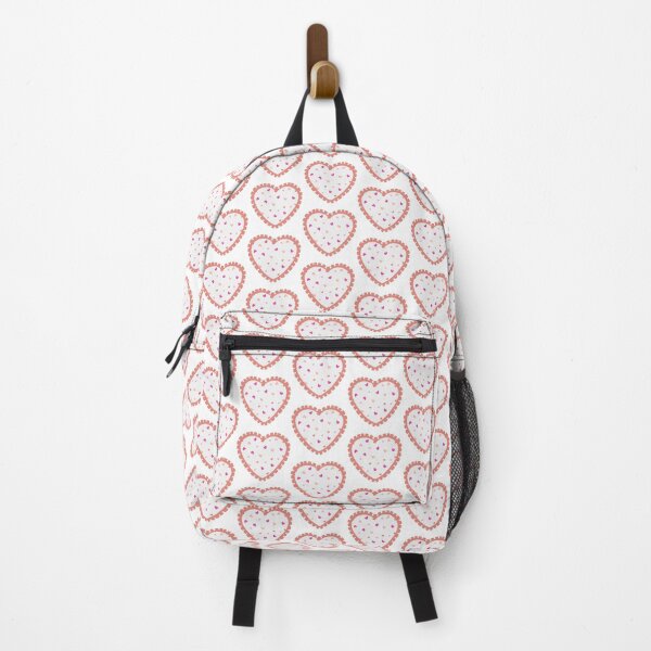 Item preview, White heart with peach frilly border  designed and sold by priyankajustine.