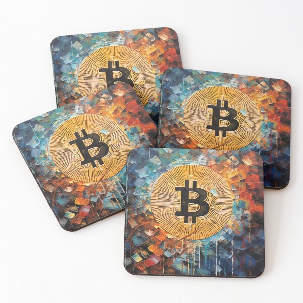 Item preview, Bitcoin Digital Currency Crypto Art Poster designed and sold by GiriaGallery.