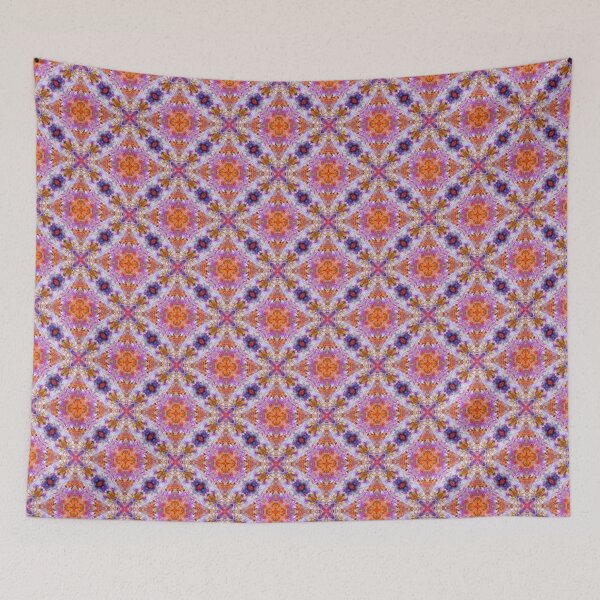 Item preview, colorful blob abstract seamless repeat pattern designed and sold by Abrahamjrnd.