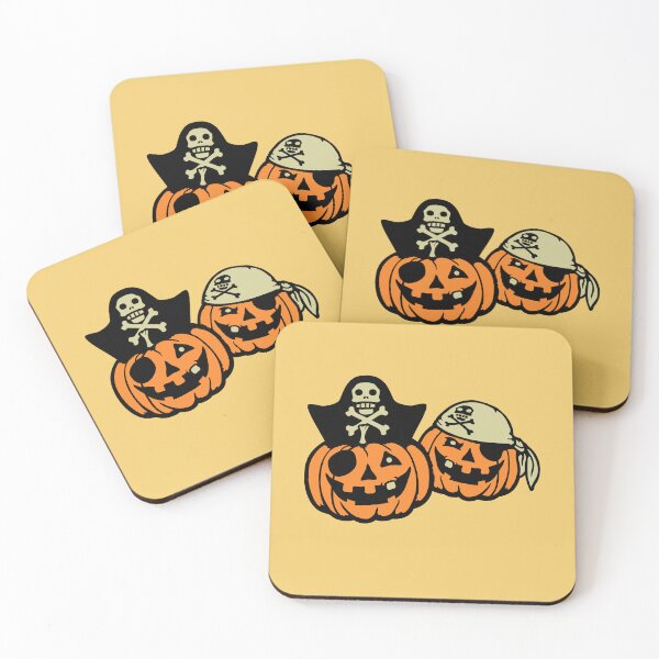 Item preview, Pirate Pumpkins Captain Crew Eye Patch Halloween Funny designed and sold by shirt-o-mat.