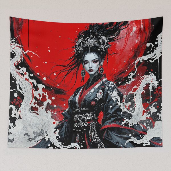 Item preview, Tsukiyomi — Crimson Moon Goddess designed and sold by Logoetika.