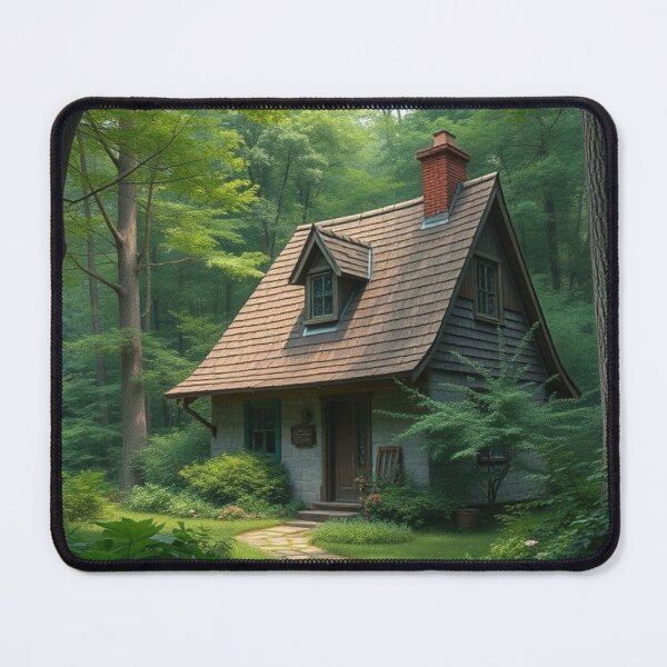 Item preview, “Hidden Haven – Cottage in the Woods designed and sold by NaomiRut.