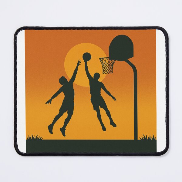 Item preview, White Men Can’t Jump Sunset Hoops Basketball Design designed and sold by BackstopAndCo.