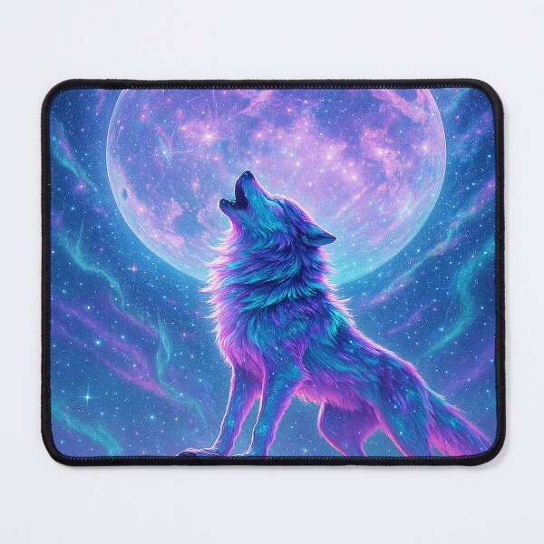 Item preview, Vibrant Cosmic Lunar Howl designed and sold by alw951.