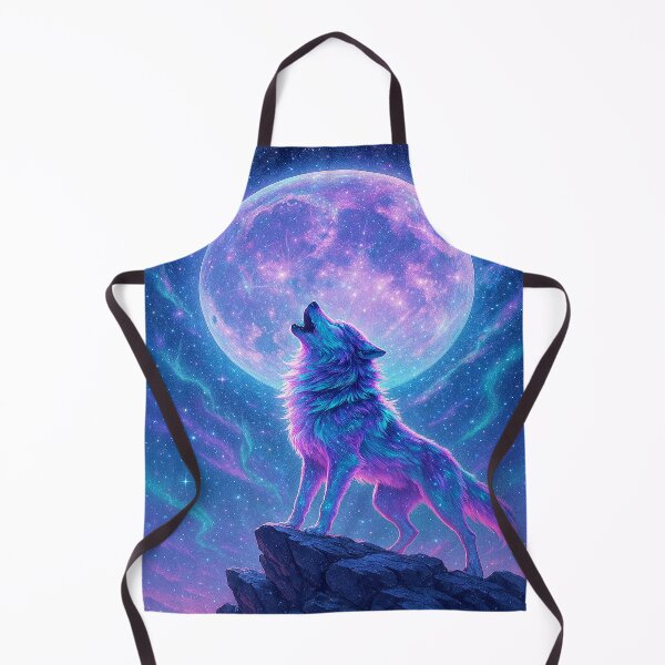 Item preview, Vibrant Cosmic Lunar Howl designed and sold by alw951.