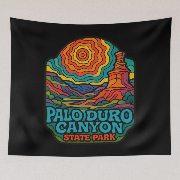 Item preview, Palo Duro Canyon State Park Texas Trippy designed and sold by TomFrontierArt.