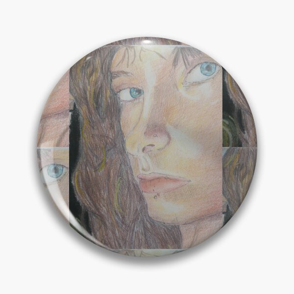 Item preview, Self-portrait in coloured pencil designed and sold by Life's eye Art and photography.